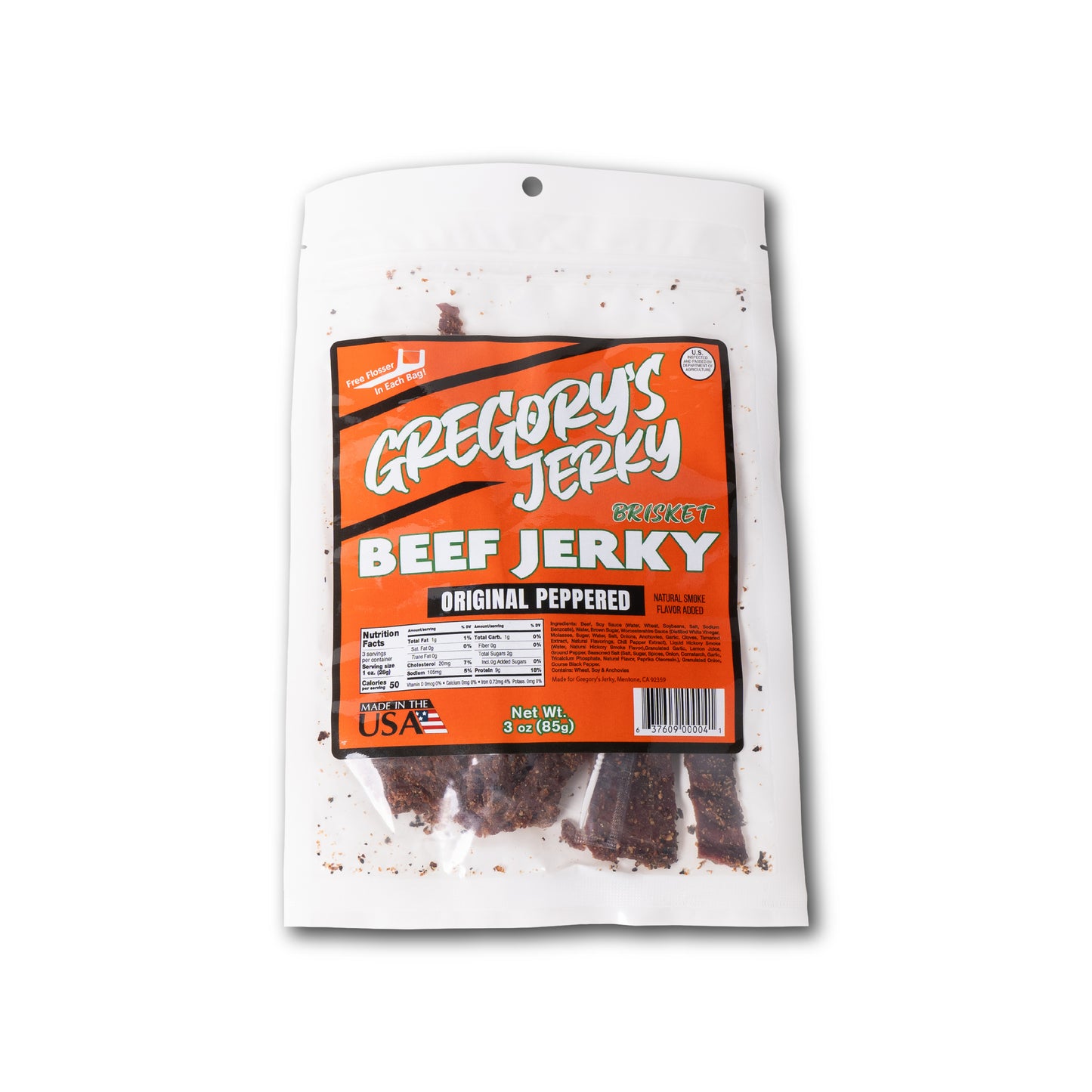 Original Peppered Brisket Beef Jerky