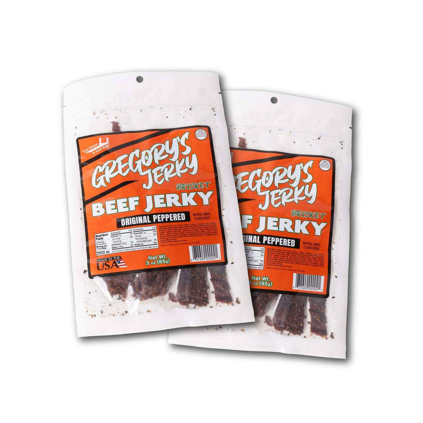Original Peppered Brisket Beef Jerky