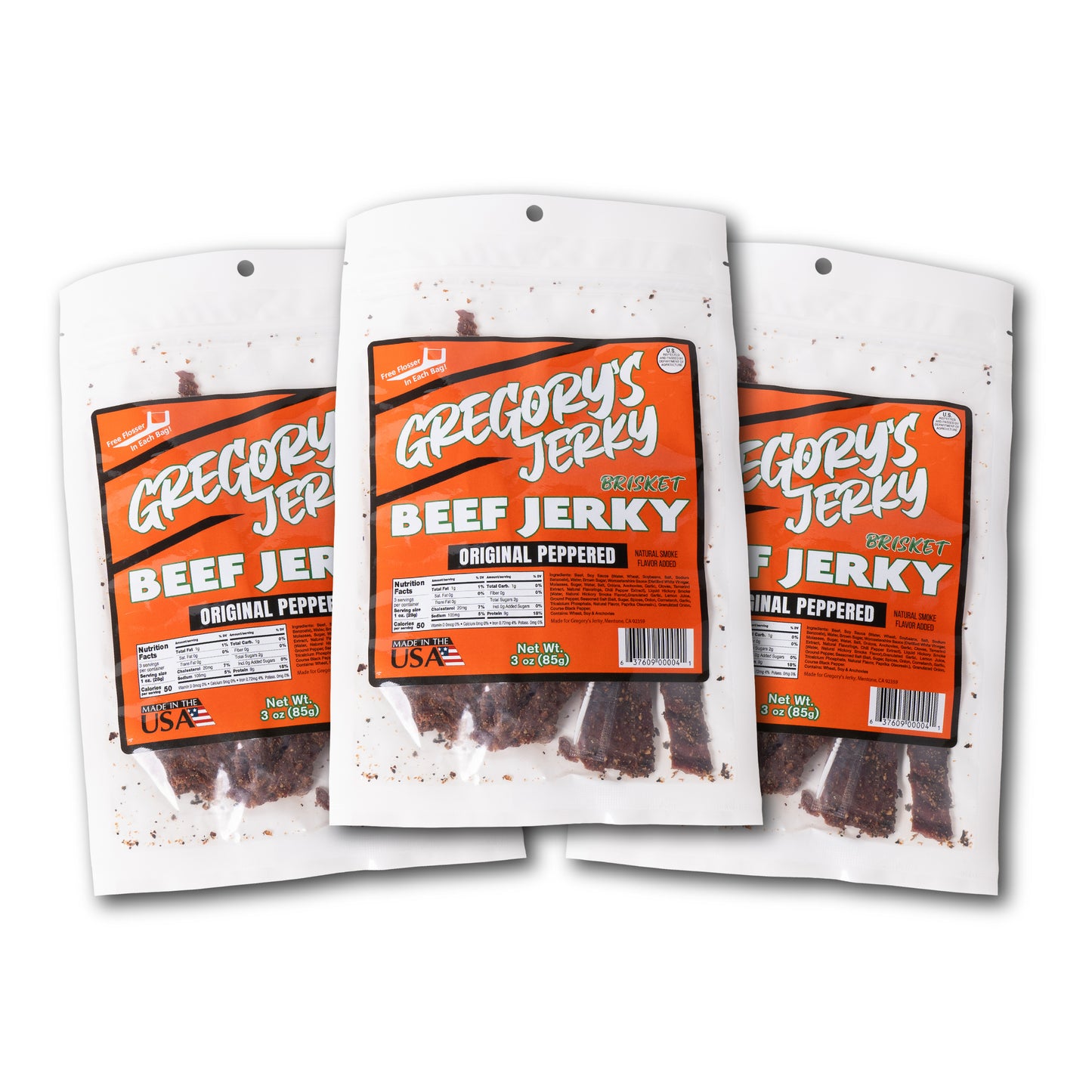 Original Peppered Brisket Beef Jerky
